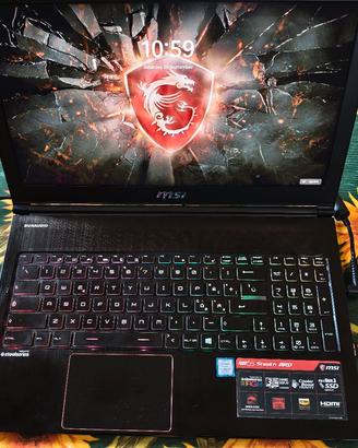 Laptop MSI GS63 Stealth 8RD, i7, 16GB, GTX 1050 Ti
