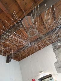 Lampadario fibra ottica