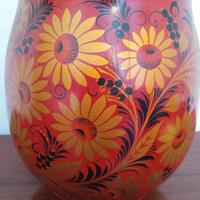 Vaso e ciotole originali russi.