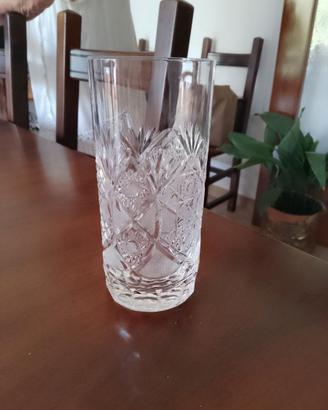 n° 6 bicchieri da biita in cristallo di boemia Cek