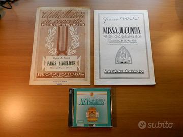 Spartiti Edizioni Carrara per organo e voce
