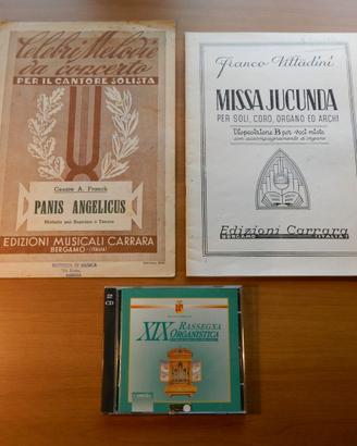 Spartiti Edizioni Carrara per organo e voce