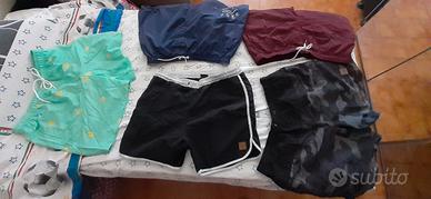 Set 5 costumi mare uomo XL L URBAN  - DENIM -  CL