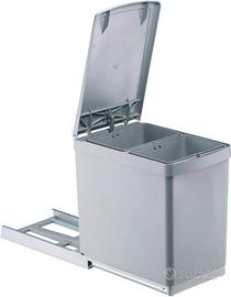 PYRAMIS Pattumiera plastica 2 x 7,5 litri