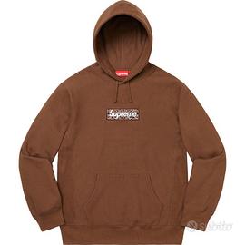 Supreme Bandana Box Logo Hooded Sweatshirt Brown