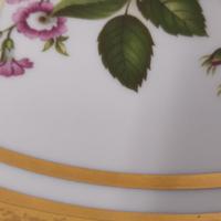 Piatto decorato in porcellana di Limoges 