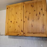 pensili cucina pino naturale * cappa aspirante