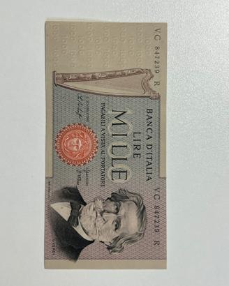 Rara 1000 Lire Giuseppe Verdi 2° Tipo Scala 1977