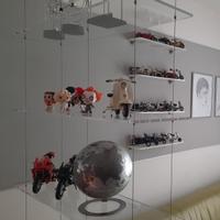 Mensole in plexiglas sospese