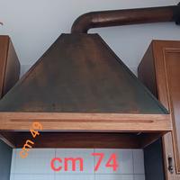 Cappa cucina in rame