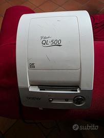 Etichettatrice Brother ql-500 con rotolo