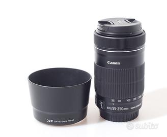 OBIETTIVO CANON EF-S 55-250 MM F/4-5.6 IS STM.