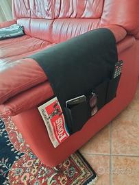 Portaoggetti nero per poltrona/divano/letto