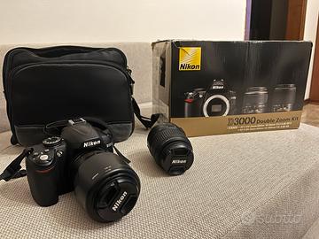 Nikon D3000 double kit zoom