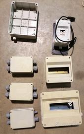 materiale elettrico, quadri, faretti, lampadine,..