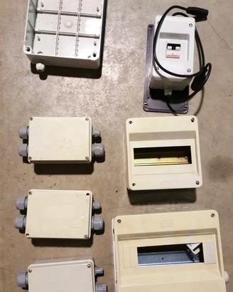 materiale elettrico, quadri, faretti, lampadine,..