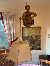 Splendido lampadario stile tirolese/montano luster