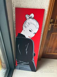Stampa artistica su tela MyCrom Diabolik 125x45 cm