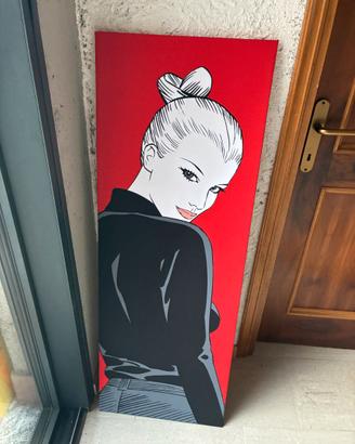 Stampa artistica su tela MyCrom Diabolik 125x45 cm