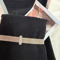 Bracciale Pandora in maglia Mesh argento com charm