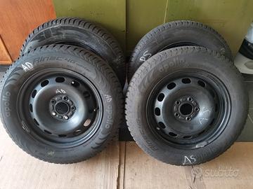 Cerchi acciaio 195-65-15 a 5 fori