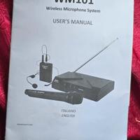 Proel WM101M Radiomicrofono UHF Wireless