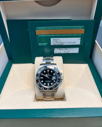 Rolex gmt master II 116710LN 2017 full chroma