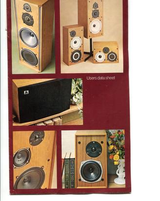 Users data sheet Celestion serie  Ditton