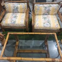 Poltrone con Tavolo Bambu 