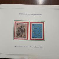 Emissione carte valori postali 1982