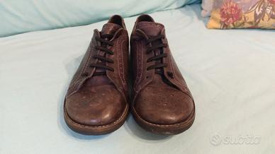 Inglesina derby in pelle color melanzana - mis. 38