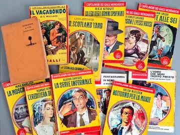 I LIBRI GIALLI Mondadori (dodici titoli)  1936-'63