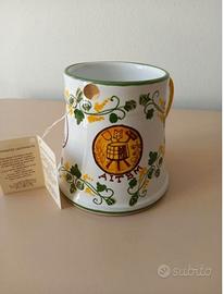 Caraffa in maiolica Deruta