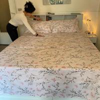 Lenzuolo matrimoniale in 4 pezzi hand made