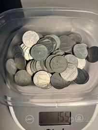 Lotto da 160g di monete da 10 lire Italia