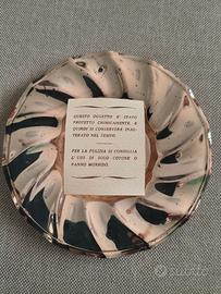 Piattino in silver e gold plated Martin Bruno