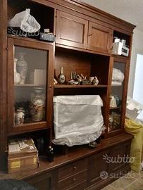 Libreria soggiorno arte povera