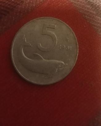 5 lire 1951