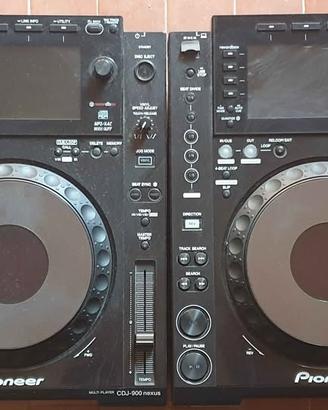 Coppia Pioneer CDJ 900 Nxs + Borsa