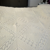 Coperta di lana lavorata a mano