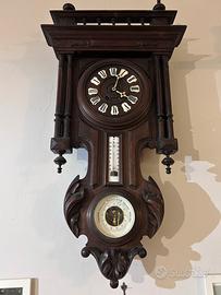 Orologio da pqrete con stazione meteo