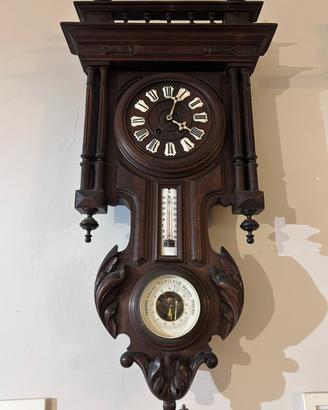 Orologio da pqrete con stazione meteo