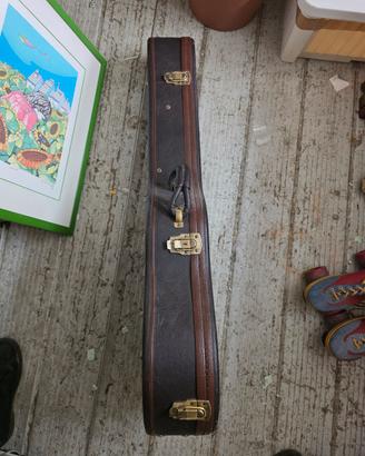 Custodia Rigida Sagomata Vintage per Chitarra Semi