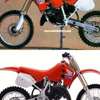 Honda cr125 R targato 2 posti solo telaio 