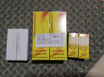 Lotto valvole NUOVE in coppia: El34, 12AU7, 12AX7