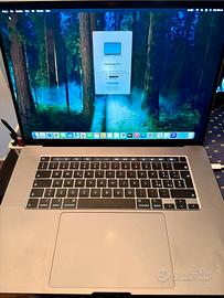 Macbook pro 2019 16 pollici 512HD 16GB Ram 4gb vid