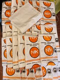 Lotto di 27 lenzuola sing.cotone Niggeler & Kupfer