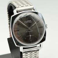 flipper vintage watch nos 34mm new old stock swiss