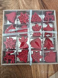 Set decorazioni natalizie per albero