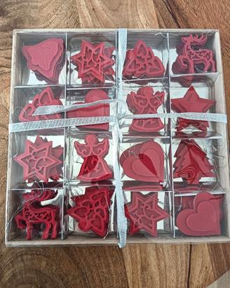 Set decorazioni natalizie per albero